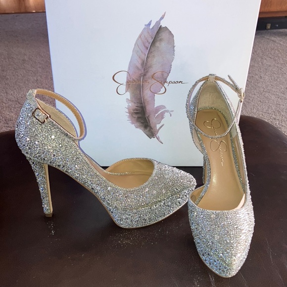 Jessica Simpson Shoes - Jessica Simpson embellished Ormanda pumps